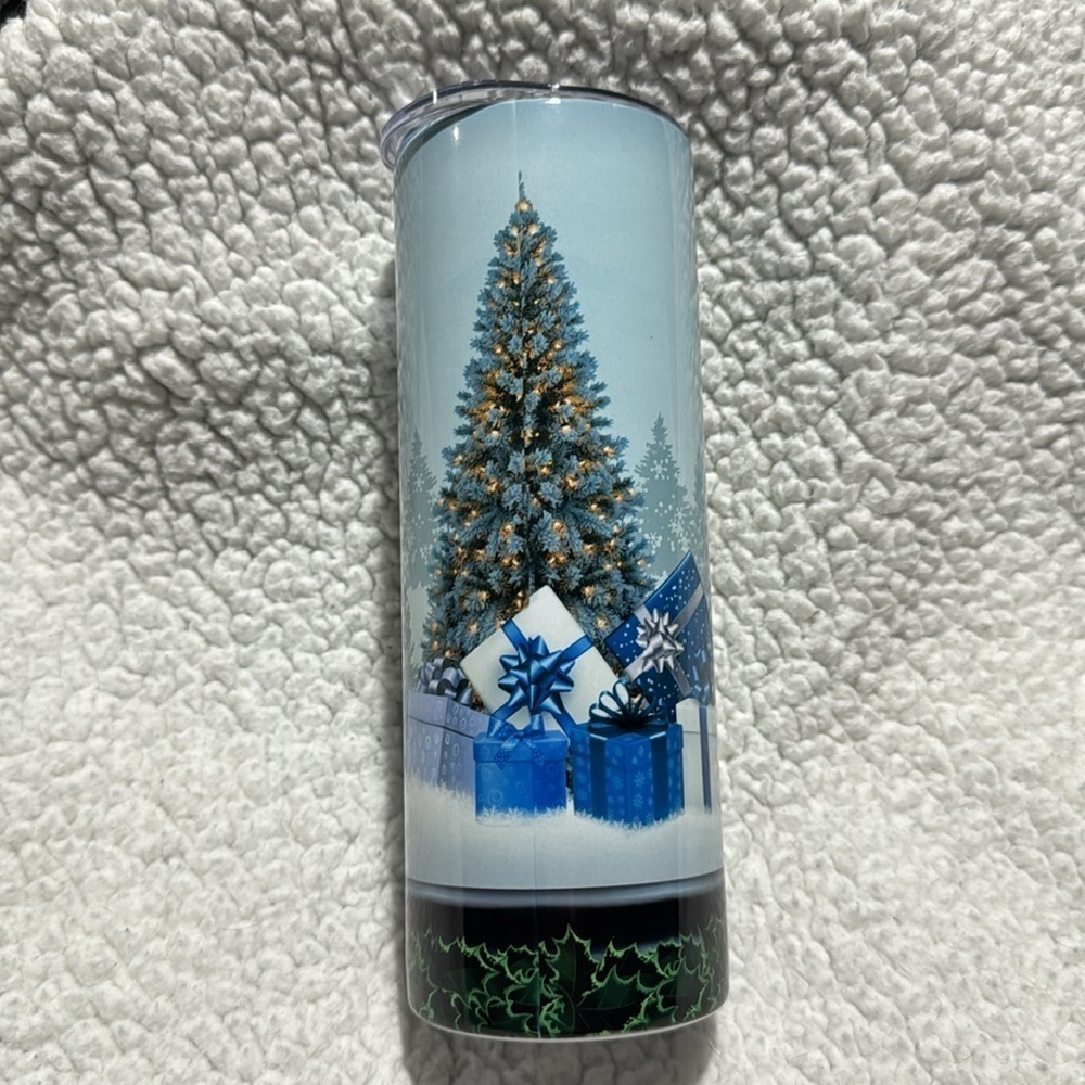 Snowman 20 OZ Skinny Tumbler - Picture 2 of 2